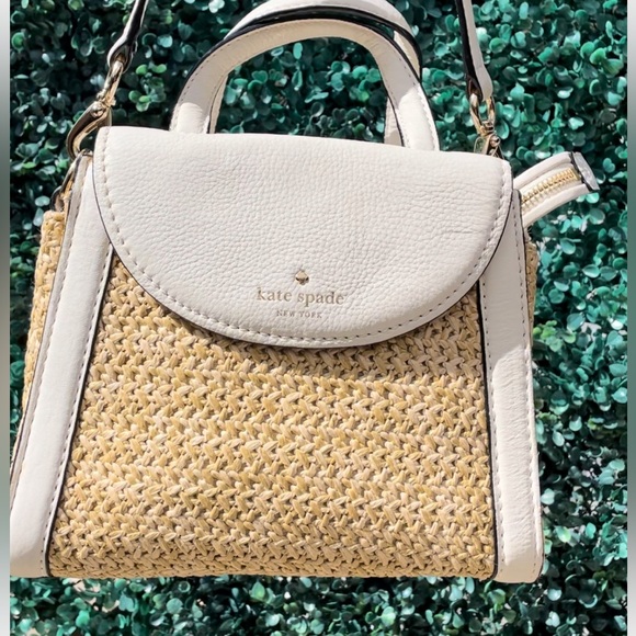Kate Spade Woven and Leather Crossbody bag - Picture 5 of 16